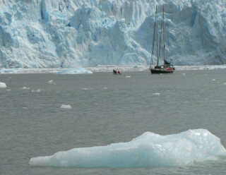 RJ Slocum in Beagle Channel, a strait in Tierra del Fuego Archipelago on the extreme southern tip of South America.