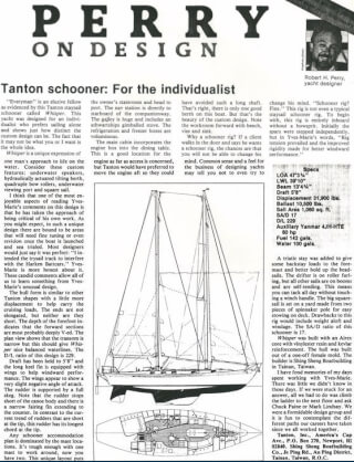 Published in Sailing Magazine